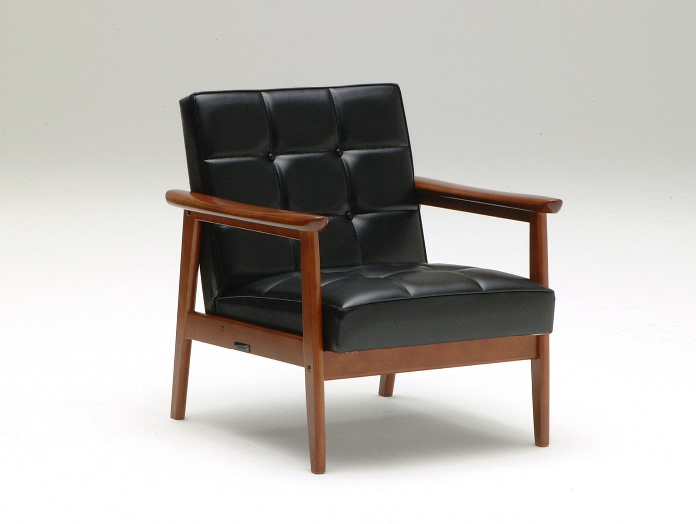 W36150BW　K- chair_one seater_standard black